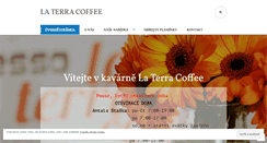 Desktop Screenshot of laterracoffee.com