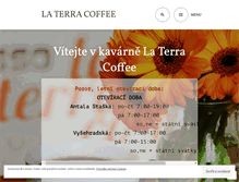 Tablet Screenshot of laterracoffee.com